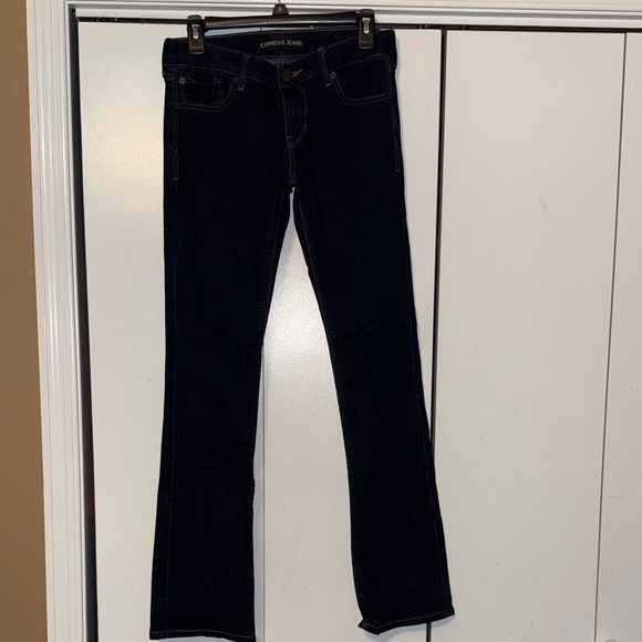 Express Denim - Express Dark Blue Women's Boot Cut Jeans